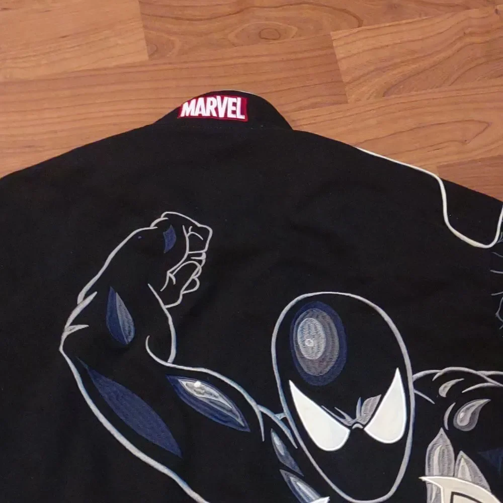 Man Spider man jacket JH design Marvel black and white size 4XL